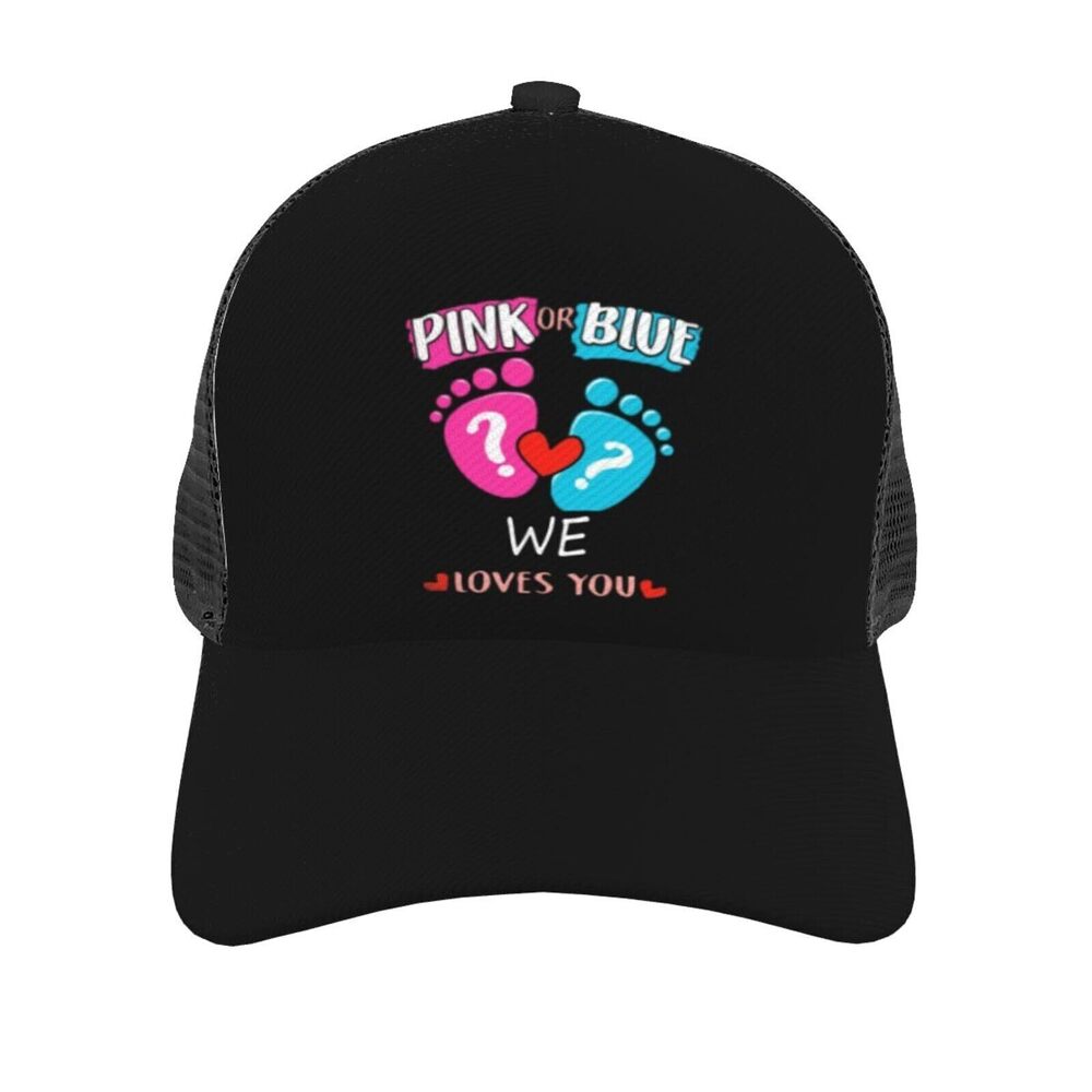 8685 Gender Reveal Party Decorations,Baby Shower Trucker Adjustable hat,Boy